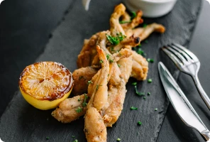 Plat cuisses de grenouilles