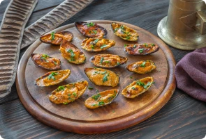 Plat de moules farcies