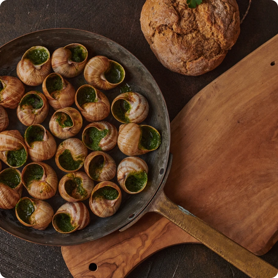 Escargot beurre persillé
