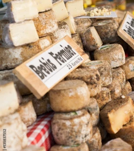 Les produits de la ferme (fromage, charcuterie, etc)